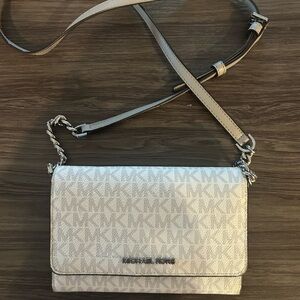 Michael Kors Cream Crossbody Bag